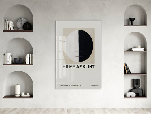 Hilma af Klint Minimal Soyut Cam Tablo