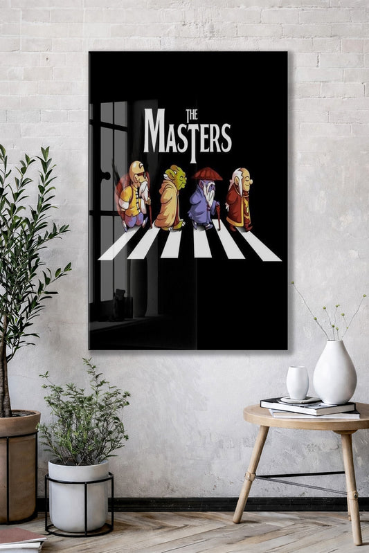Legendary Masters Crosswalk Poster – Humorous Retro Style Wall Decor – Gift for Movie & Sci-Fi Fans