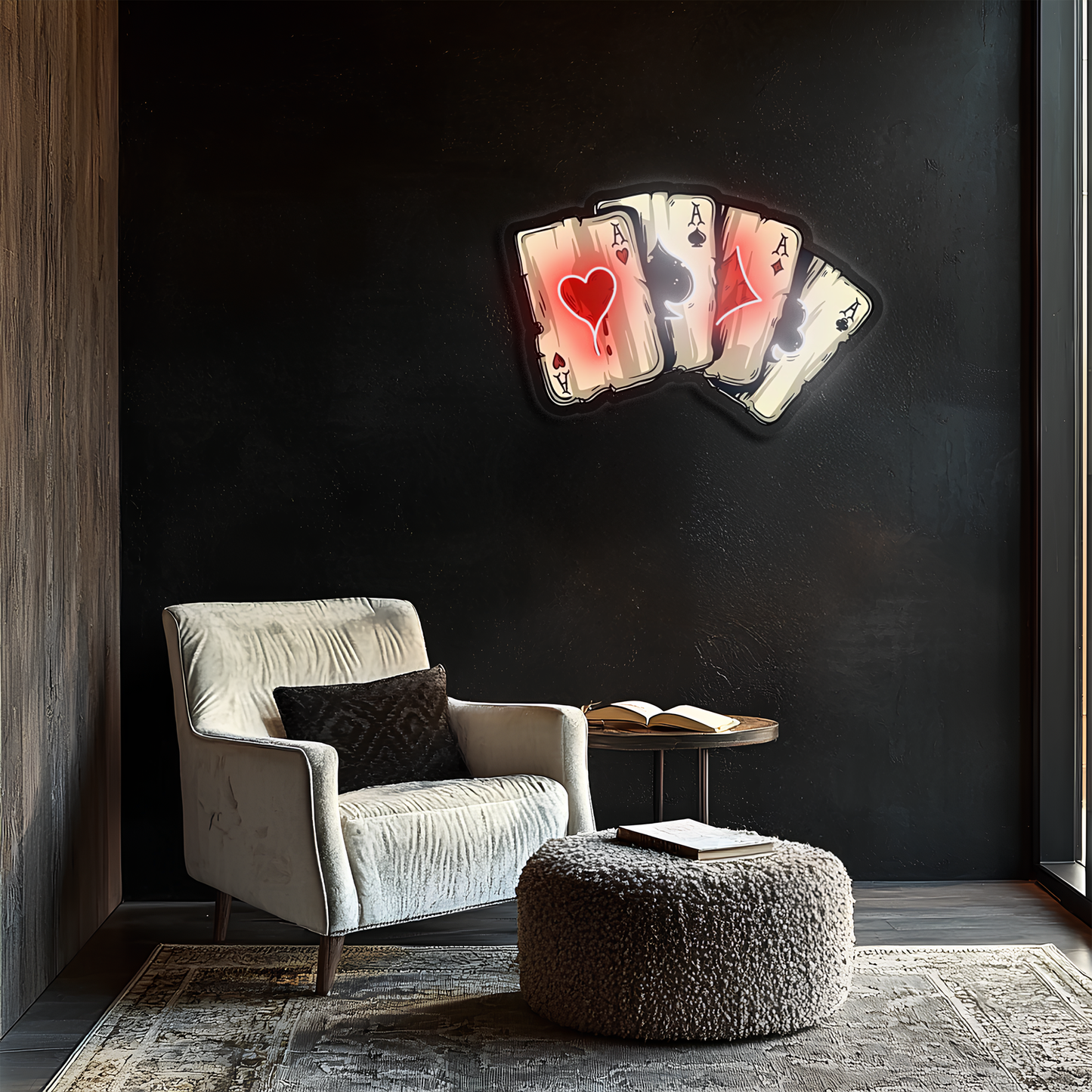 Cool Karakter Neon Duvar Dekoru | Mizahi Işıklı Pleksi Tablo | Genç Odası ve Ofis İçin Modern Dekor