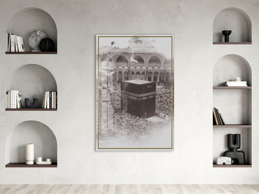Kabe İslami Cam Tablo- PeonyDini058