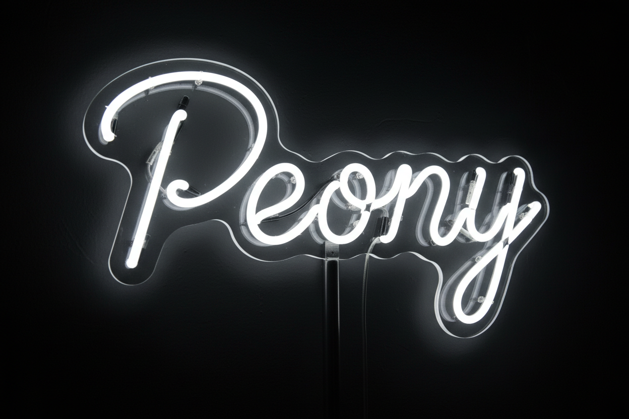 Neon Duvar Dekorasyonu