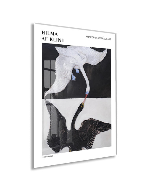 Hilma af Klint The Swan Cam Tablo | Modern Soyut Sanat Duvar Dekoru - Peony163