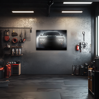 Araba Neon Tablo Araba duvar sanatı ışıklı, Araba led duvar dekoru, Araba led işareti, Garaj neon Tablo UvCar45