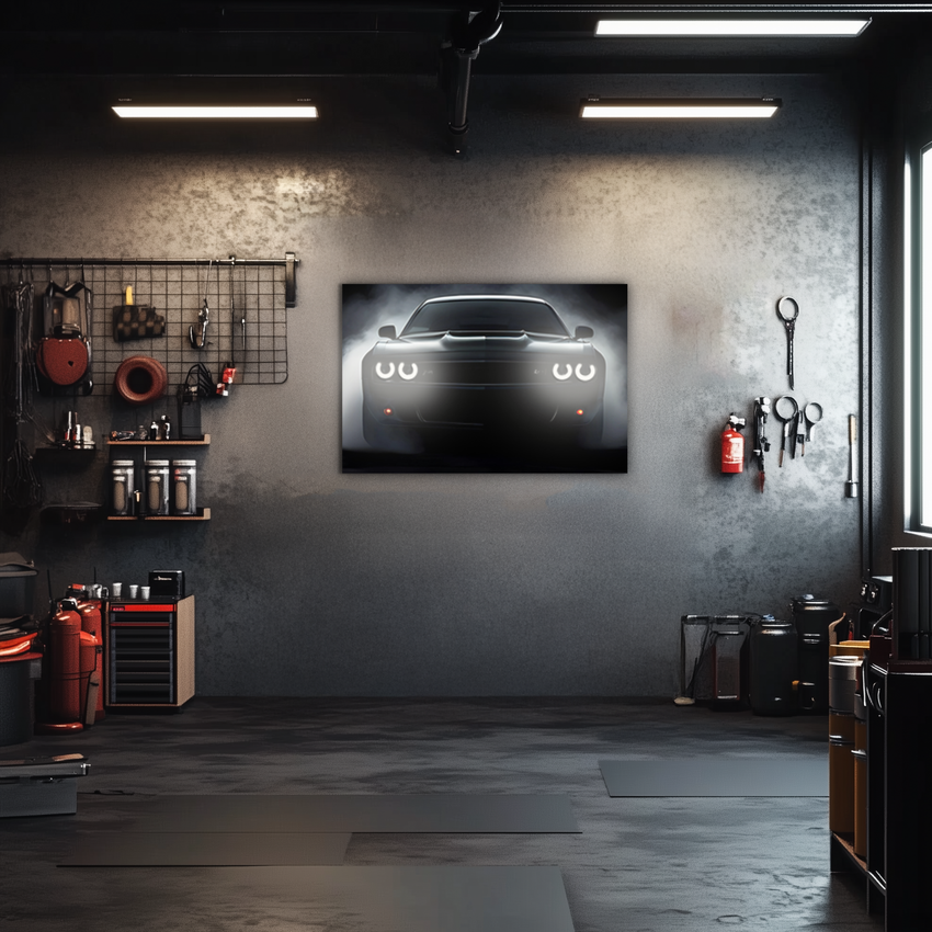 Araba Neon Tablo Araba duvar sanatı ışıklı, Araba led duvar dekoru, Araba led işareti, Garaj neon Tablo UvCar45