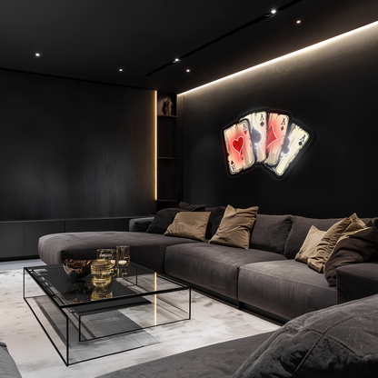 Cool Karakter Neon Duvar Dekoru | Mizahi Işıklı Pleksi Tablo | Genç Odası ve Ofis İçin Modern Dekor