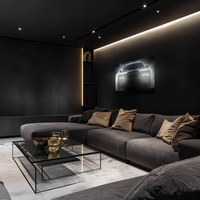 Araba Neon Tablo Araba duvar sanatı ışıklı, Araba led duvar dekoru, Araba led işareti, Garaj neon Tablo UvCar45