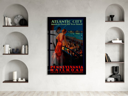 Atlantic City Vintage Cam Tablo
