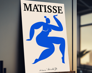 Metal Poster - Farklı Boyut Seçenekleriyle Dekoratif Sanat Blue04