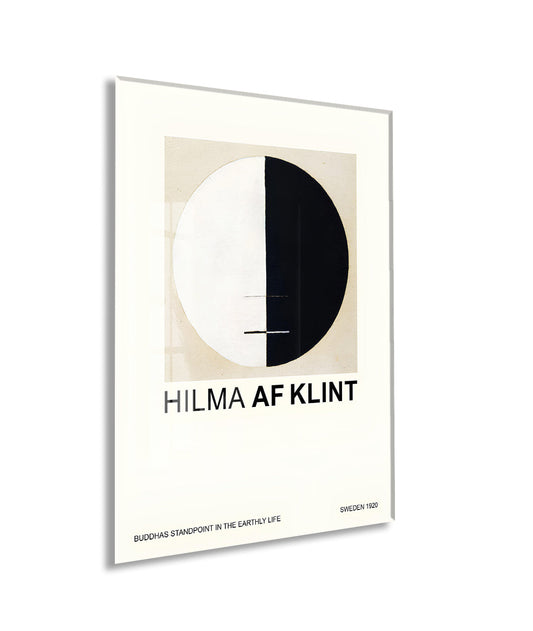 Hilma af Klint Minimal Soyut Cam Tablo
