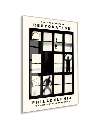 Philadelphia Fine Art Fotoğraf Cam Tablo | Modern Mimari ve Urban Photography UV Baskılı Temperli Cam Tablo - Peony164