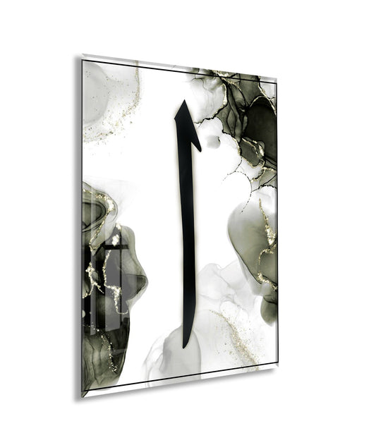 Elif Yazılı Cam Tablo- PeonyDini008