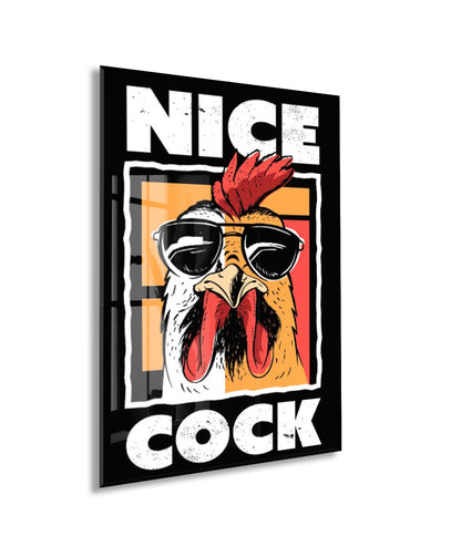 Pop Art Horoz Cam Tablo – Genç Odası ve Bar Dekoru - Peony094