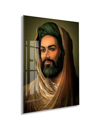 Ruhun Sessiz Gücü | Sanatsal İslami Cam Tablo - PeonyDini078