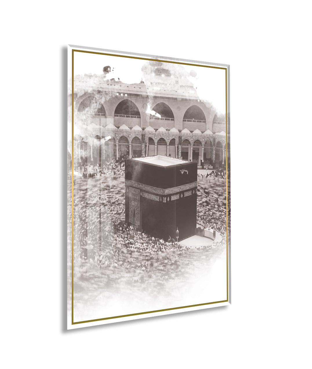 Kabe İslami Cam Tablo- PeonyDini058