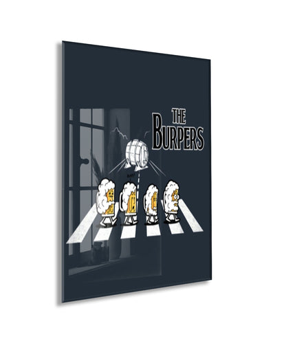 The Burpers Mizahi Duvar Tablosu – Bira Temalı Yaya Geçidi Parodi Tasarım- Peony105