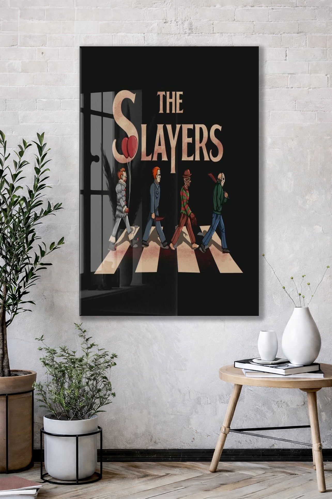 The Slayers Karakter Temalı Kanvas Tablo – Korku Figürlü Retro Duvar Dekoru- Peony104