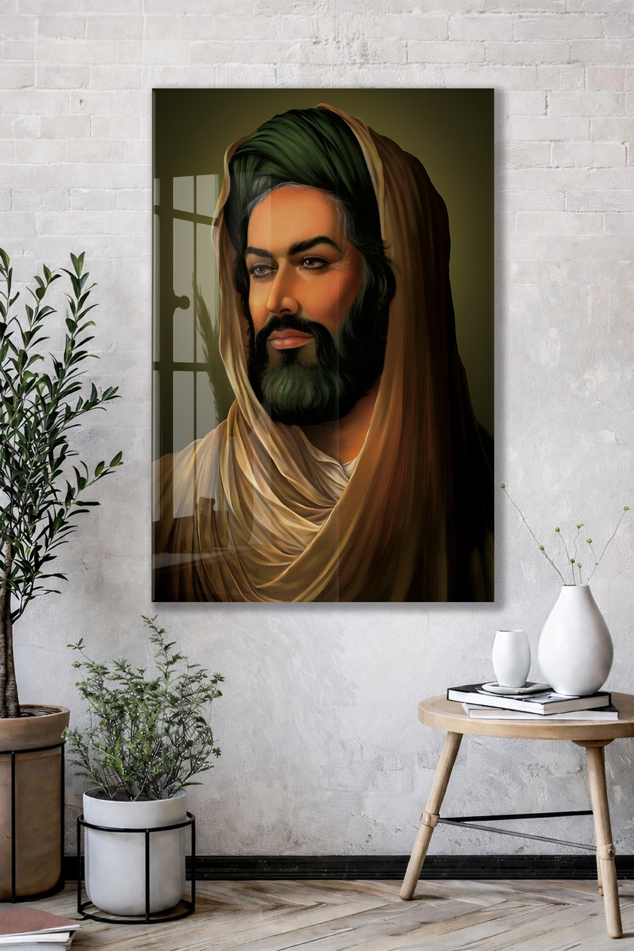 Ruhun Sessiz Gücü | Sanatsal İslami Cam Tablo - PeonyDini078