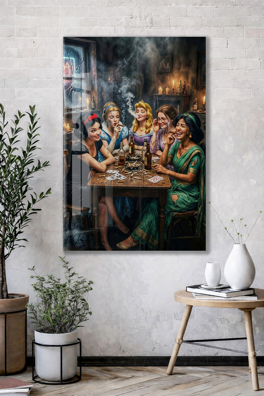 Sinema Tadında Poker Masası Tablosu – Modern & Retro Harman Duvar Sanatı - Peony107