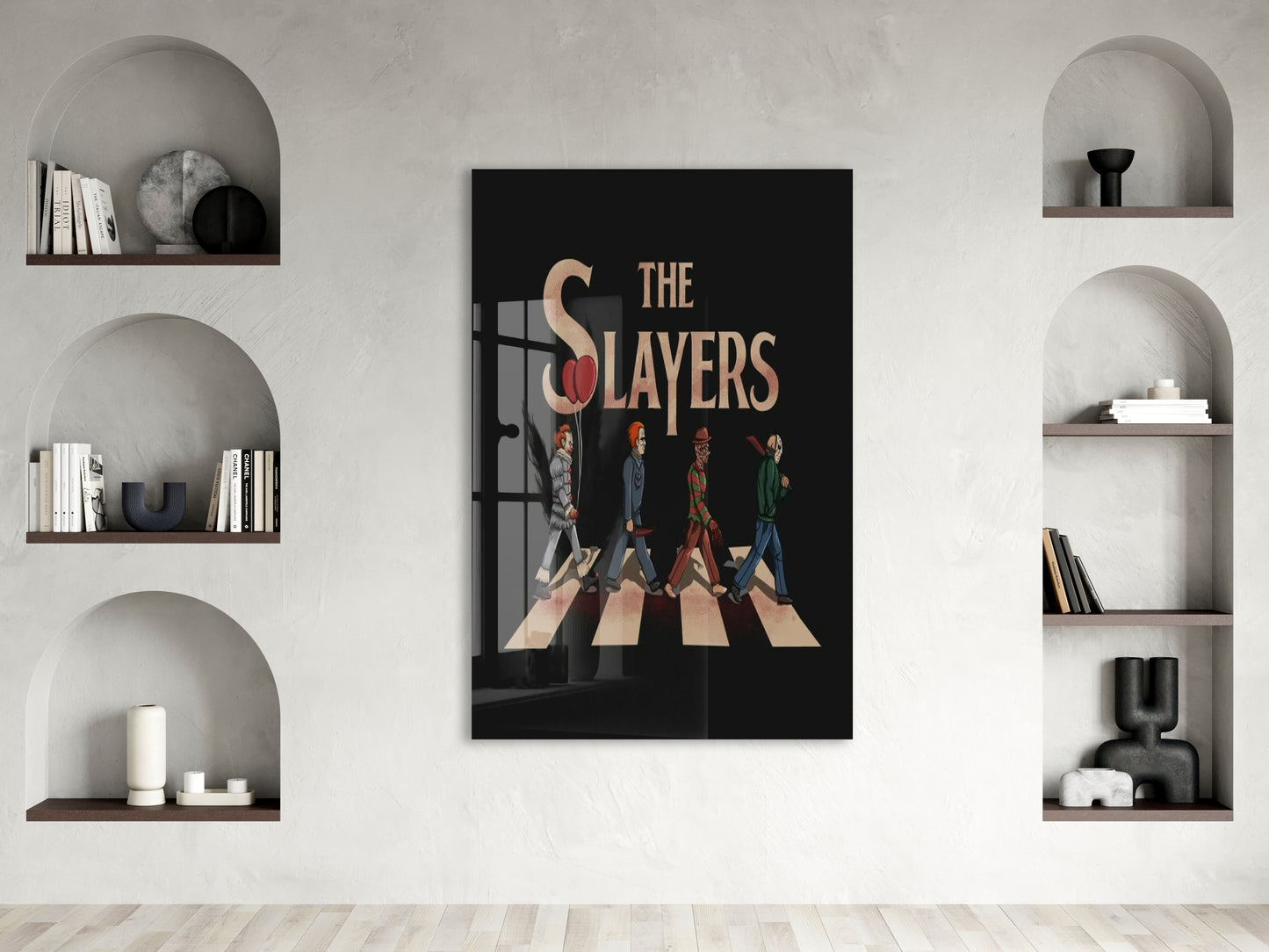 The Slayers Karakter Temalı Kanvas Tablo – Korku Figürlü Retro Duvar Dekoru- Peony104