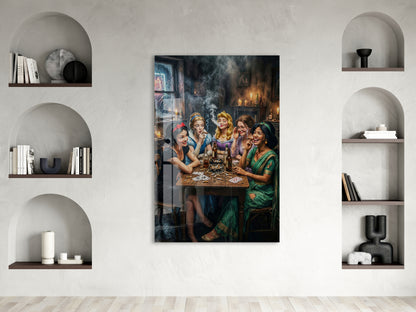 Sinema Tadında Poker Masası Tablosu – Modern & Retro Harman Duvar Sanatı - Peony107