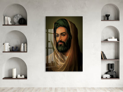 Ruhun Sessiz Gücü | Sanatsal İslami Cam Tablo - PeonyDini078