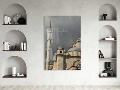 Her Hal Geçicidir Sabret Yazılı Cami Cam Tablo - PeonyDini153