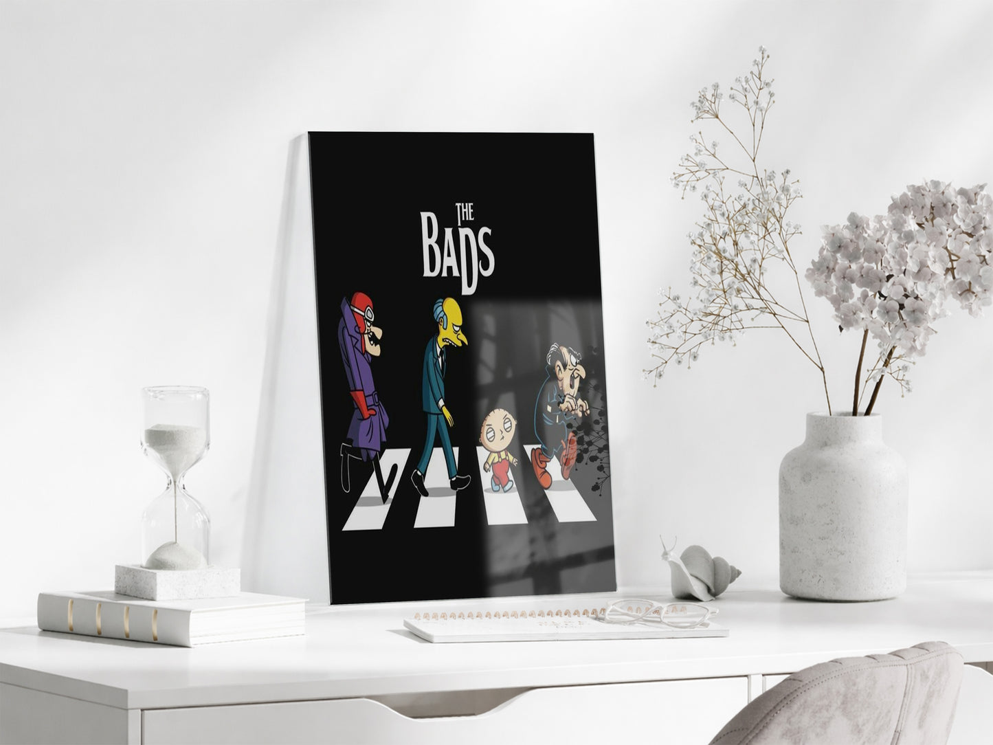 The Bads Mizahi Duvar Tablosu – İkonik Yaya Geçidi Parodi Tasarım- Peony101
