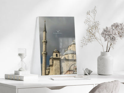 Her Hal Geçicidir Sabret Yazılı Cami Cam Tablo - PeonyDini153