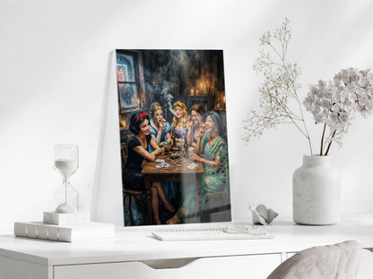 Sinema Tadında Poker Masası Tablosu – Modern & Retro Harman Duvar Sanatı - Peony107