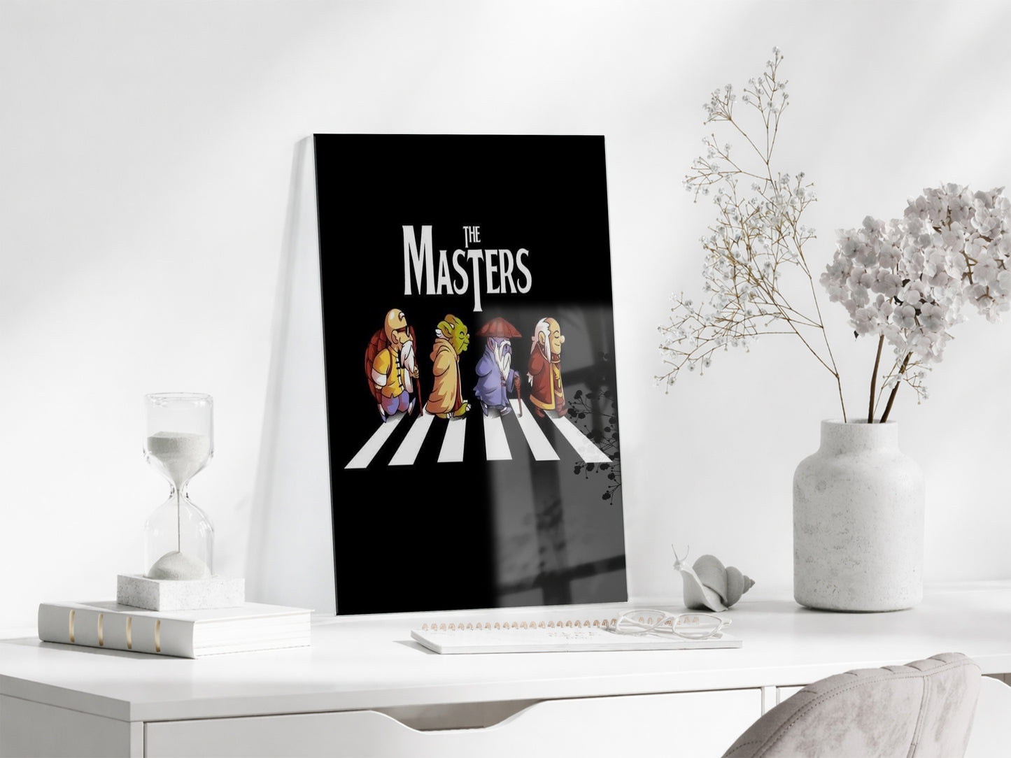 Legendary Masters Crosswalk Poster – Humorous Retro Style Wall Decor – Gift for Movie & Sci-Fi Fans - Peony100