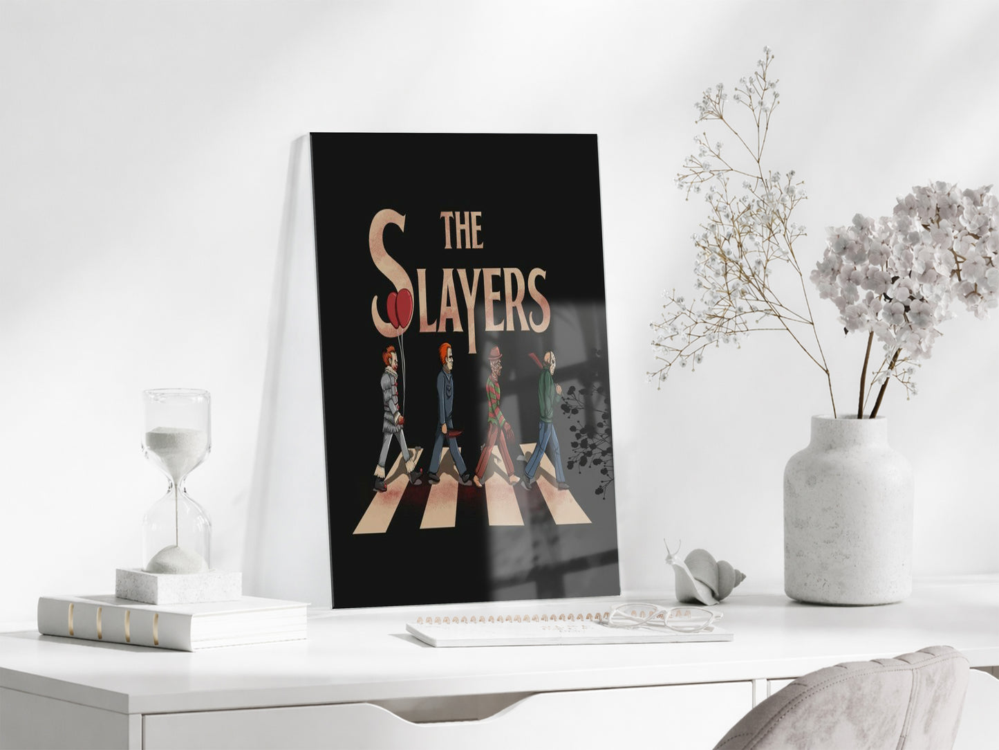 The Slayers Karakter Temalı Kanvas Tablo – Korku Figürlü Retro Duvar Dekoru- Peony104