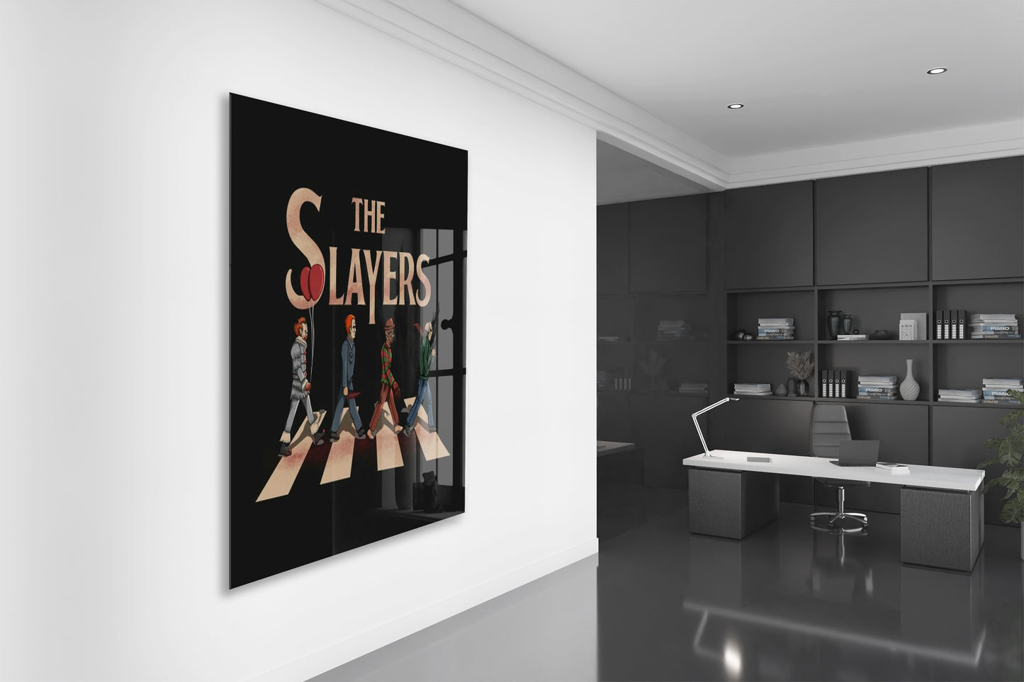 The Slayers Karakter Temalı Kanvas Tablo – Korku Figürlü Retro Duvar Dekoru- Peony104