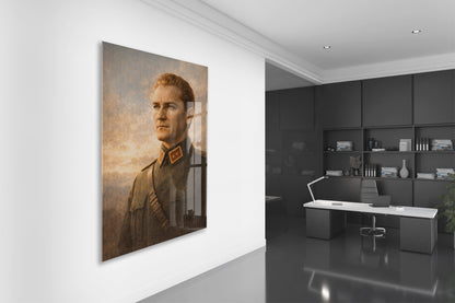 Mustafa Kemal Atatürk Cam Tablo - PeonyAta037