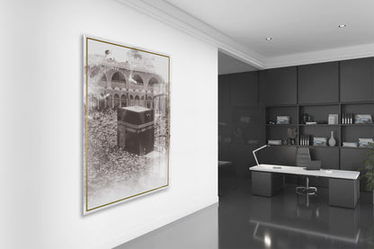 Kabe İslami Cam Tablo- PeonyDini058