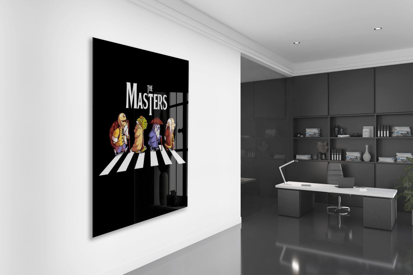 Legendary Masters Crosswalk Poster – Humorous Retro Style Wall Decor – Gift for Movie & Sci-Fi Fans - Peony100