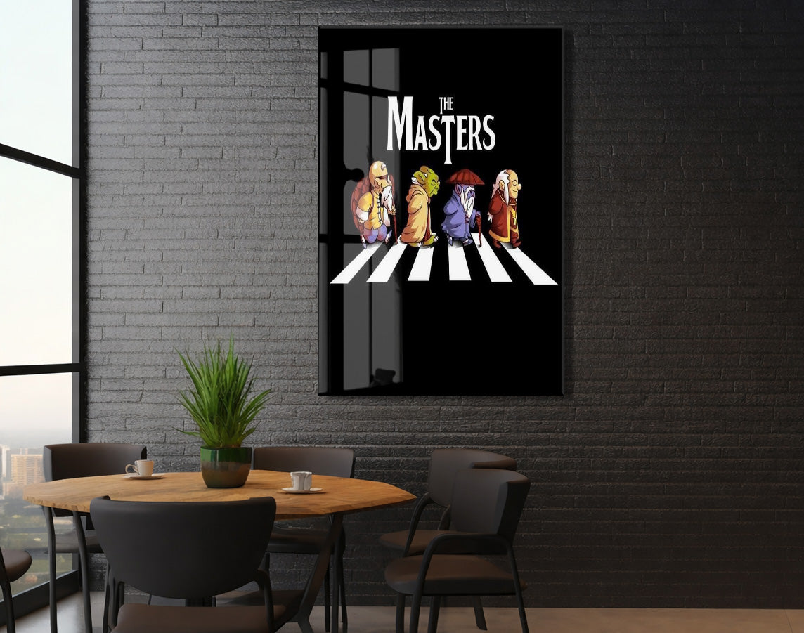 Legendary Masters Crosswalk Poster – Humorous Retro Style Wall Decor – Gift for Movie & Sci-Fi Fans - Peony100