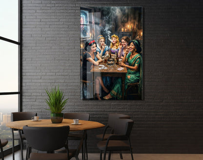 Sinema Tadında Poker Masası Tablosu – Modern & Retro Harman Duvar Sanatı - Peony107