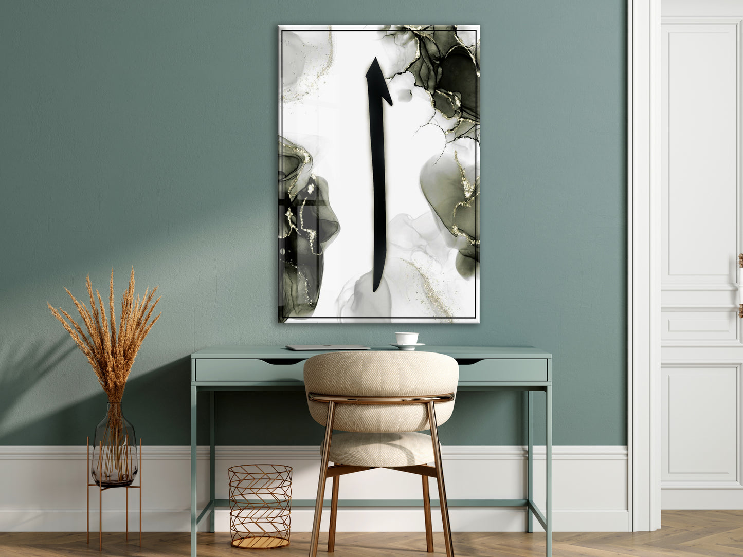 Elif Yazılı Cam Tablo- PeonyDini008