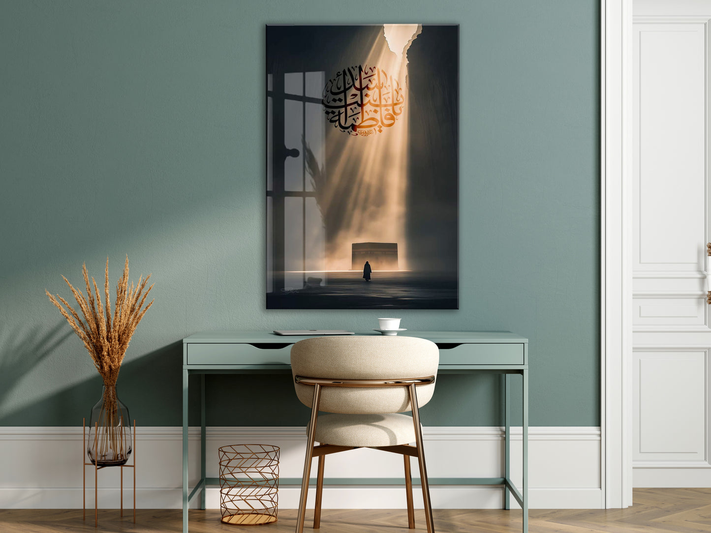 Hz. Ali Velayeti | Manevî Yol ve Işık Cam Tablo - PeonyDini119