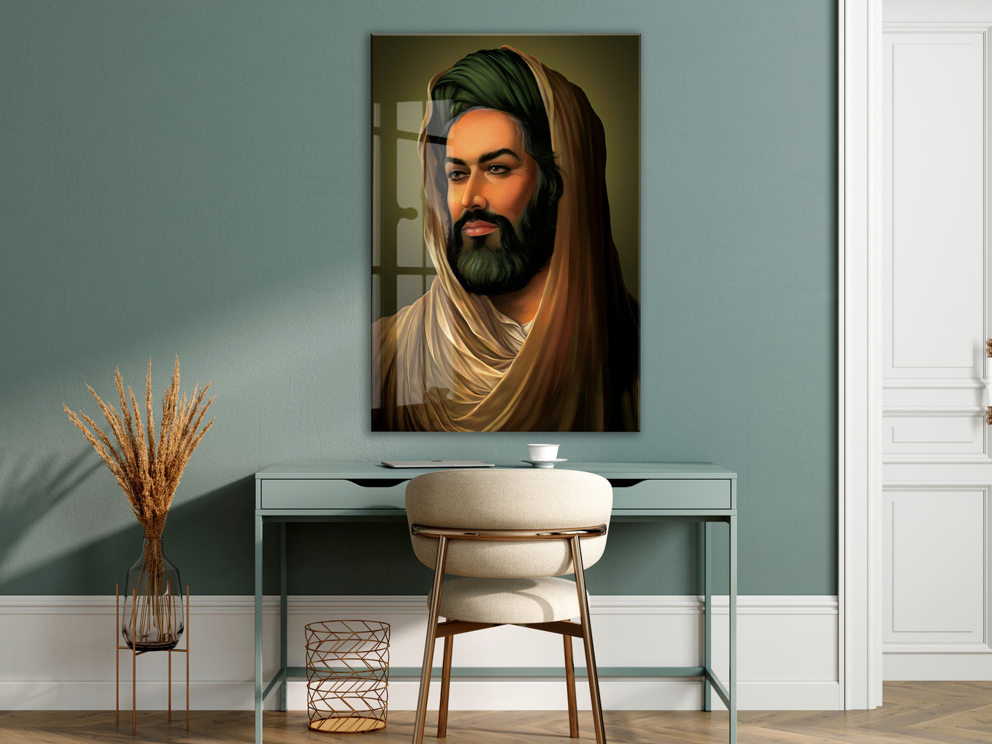 Ruhun Sessiz Gücü | Sanatsal İslami Cam Tablo - PeonyDini078