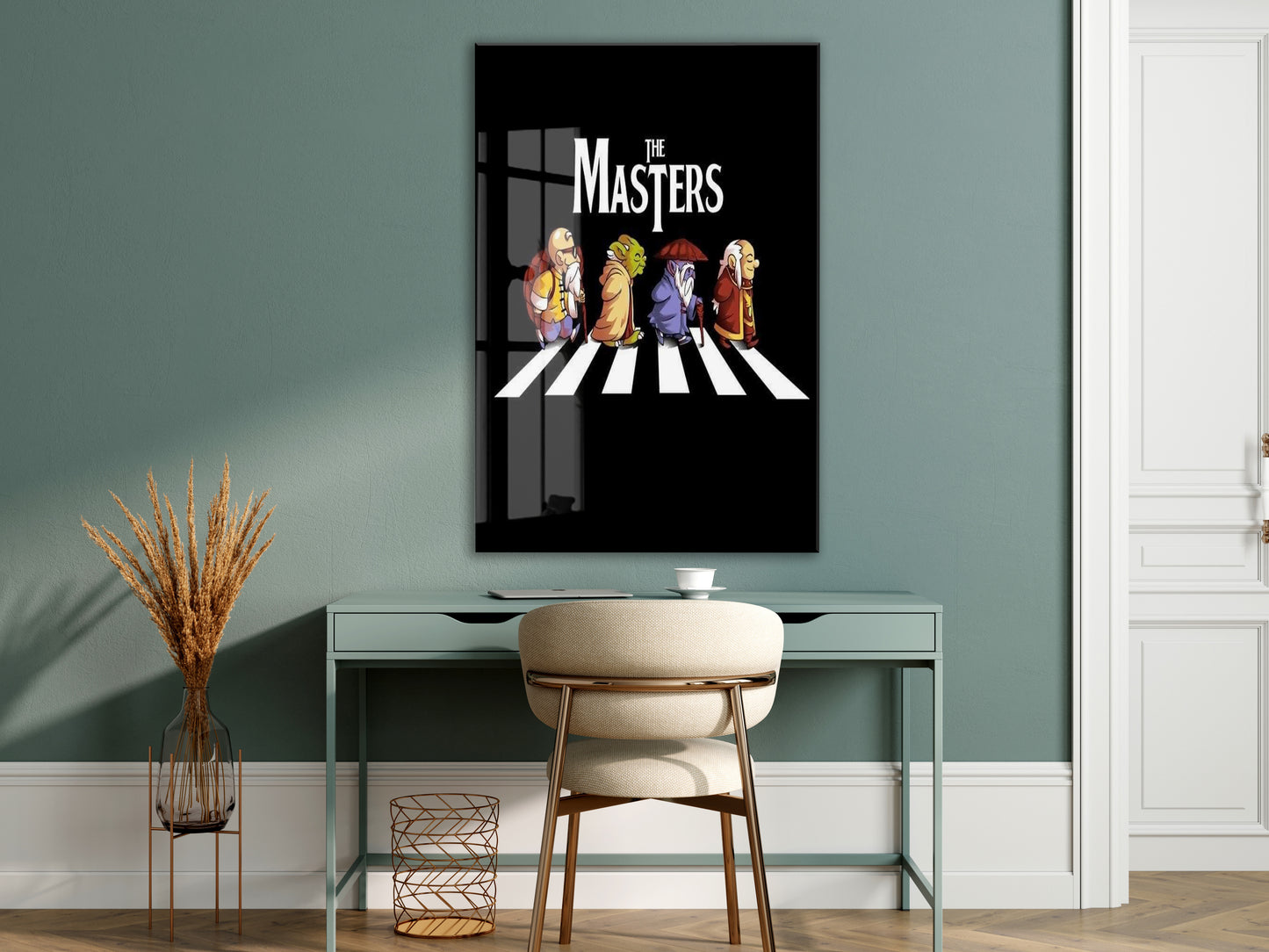 Legendary Masters Crosswalk Poster – Humorous Retro Style Wall Decor – Gift for Movie & Sci-Fi Fans - Peony100