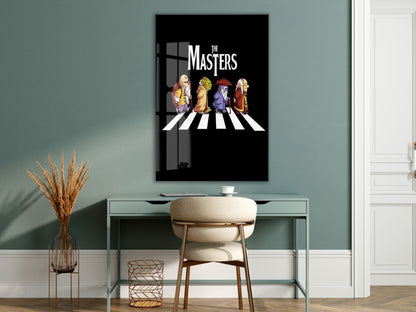 Legendary Masters Crosswalk Poster – Humorous Retro Style Wall Decor – Gift for Movie & Sci-Fi Fans - Peony100