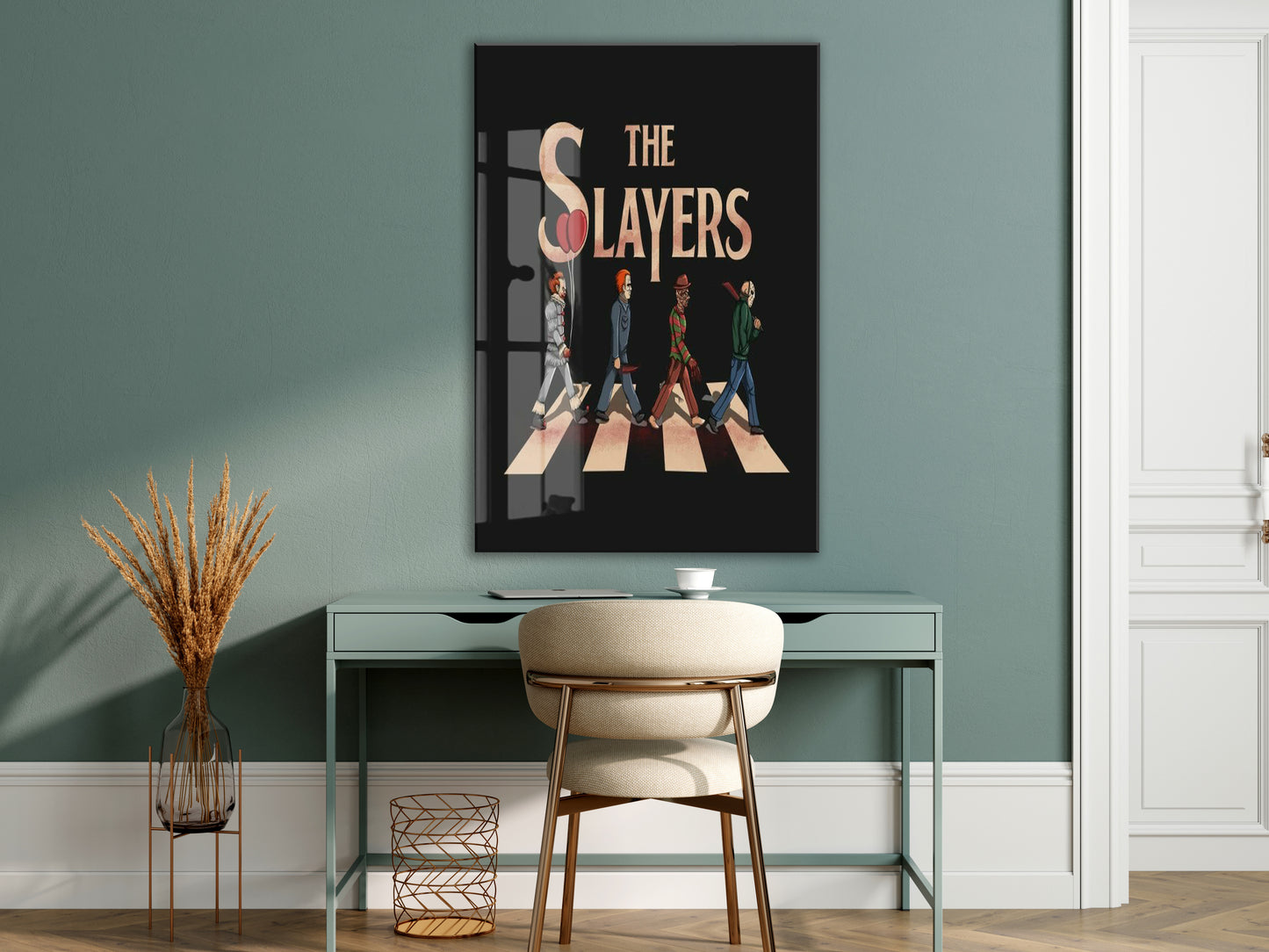 The Slayers Karakter Temalı Kanvas Tablo – Korku Figürlü Retro Duvar Dekoru- Peony104