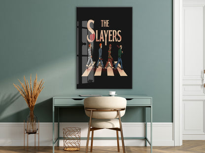 The Slayers Karakter Temalı Kanvas Tablo – Korku Figürlü Retro Duvar Dekoru- Peony104