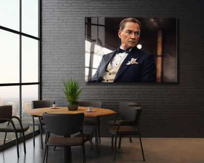 Modern Mustafa Kemal Atatürk Portre Cam Tablo | Premium UV Baskılı Temperli Cam -PeonyAta1323